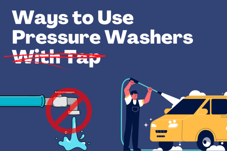 7 Ways How to Use a Pressure Washer Without an Outside Tap! TruePrezure