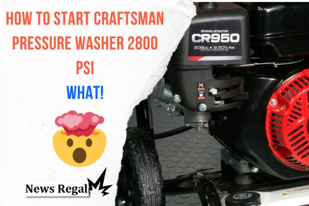 How to Start Craftsman Pressure Washer 2800 Psi Secret Tricks!💥